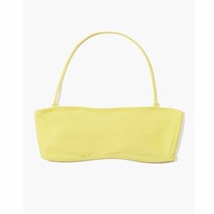 Yellow bathing suit top